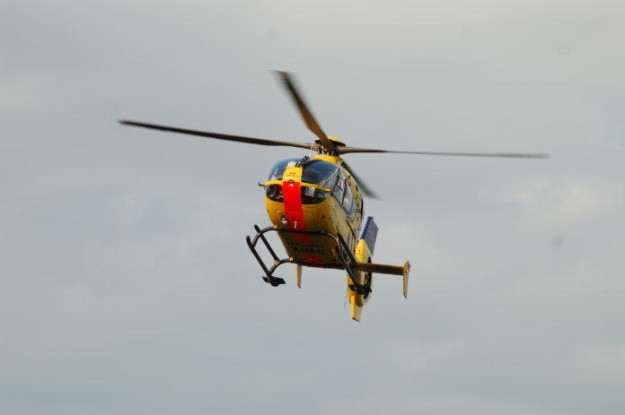 Rettungshubschrauber im Einsatz
