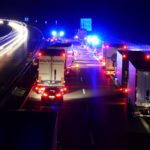 Stau nach Unfall