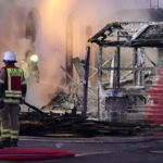 Feuer am Wurzener Bahnhof