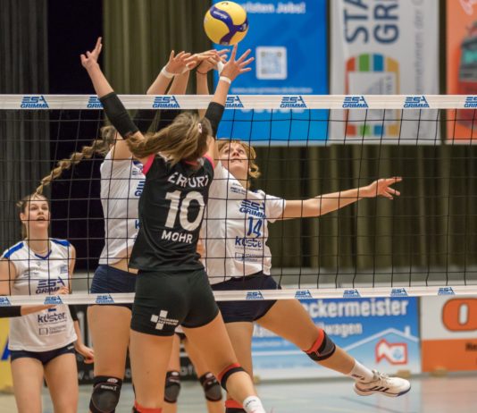 ESA Grimma Volleys : Schwarz Weiß Erfurt 1:3