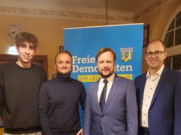 Jonas Siegert, Markus Piontek, Stephan Mielsch und Philipp Loll (v.l.n.r.)