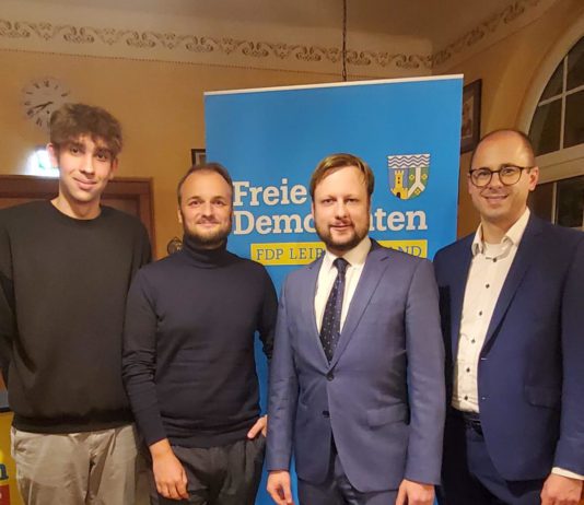 Jonas Siegert, Markus Piontek, Stephan Mielsch und Philipp Loll (v.l.n.r.)