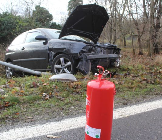 Unfall bei Lippendorf Foto: Mike Köhler