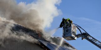 In Brandis kam es am Montagmorgen zu einem Dachstuhlbrand
