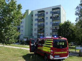 Feuerwehreinsatz in Grimma Süd