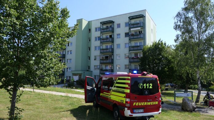 Feuerwehreinsatz in Grimma Süd