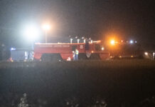 Klimakleber blockierten Flughafen Leipzig/Halle Blockade am Flughafen Leipzig/Halle