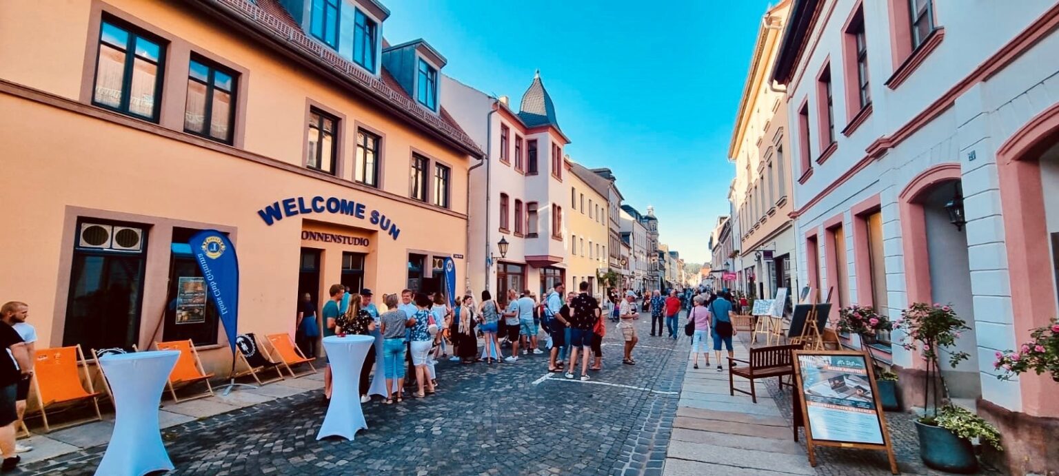 Abend der Sinne: Grimmas Altstadt wird zur sommerlichen Flaniermeile ...