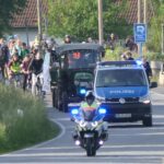 Fahrraddemo auf der S11 zwischen Großbardau und Grimma im Mai 2023