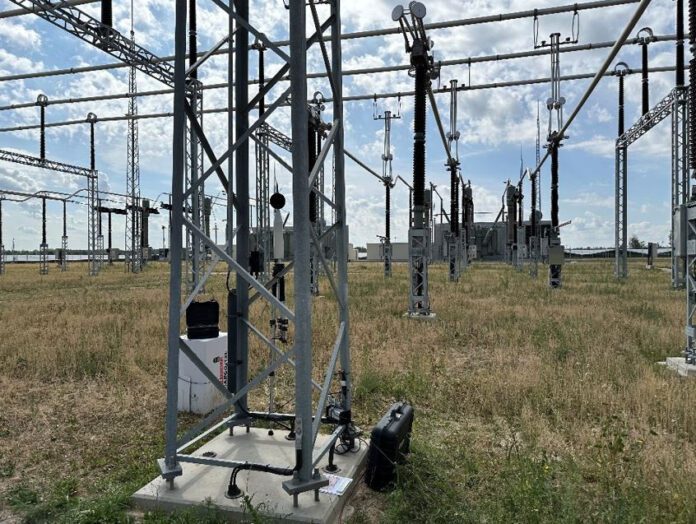 Lärmmessung am Umspannwerk Foto: Landratsamt Landkreis Leipzig