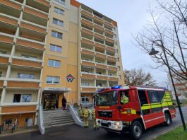 Feuerwehreinsatz in Grimma Süd