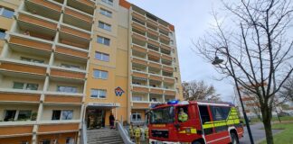 Feuerwehreinsatz in Grimma Süd