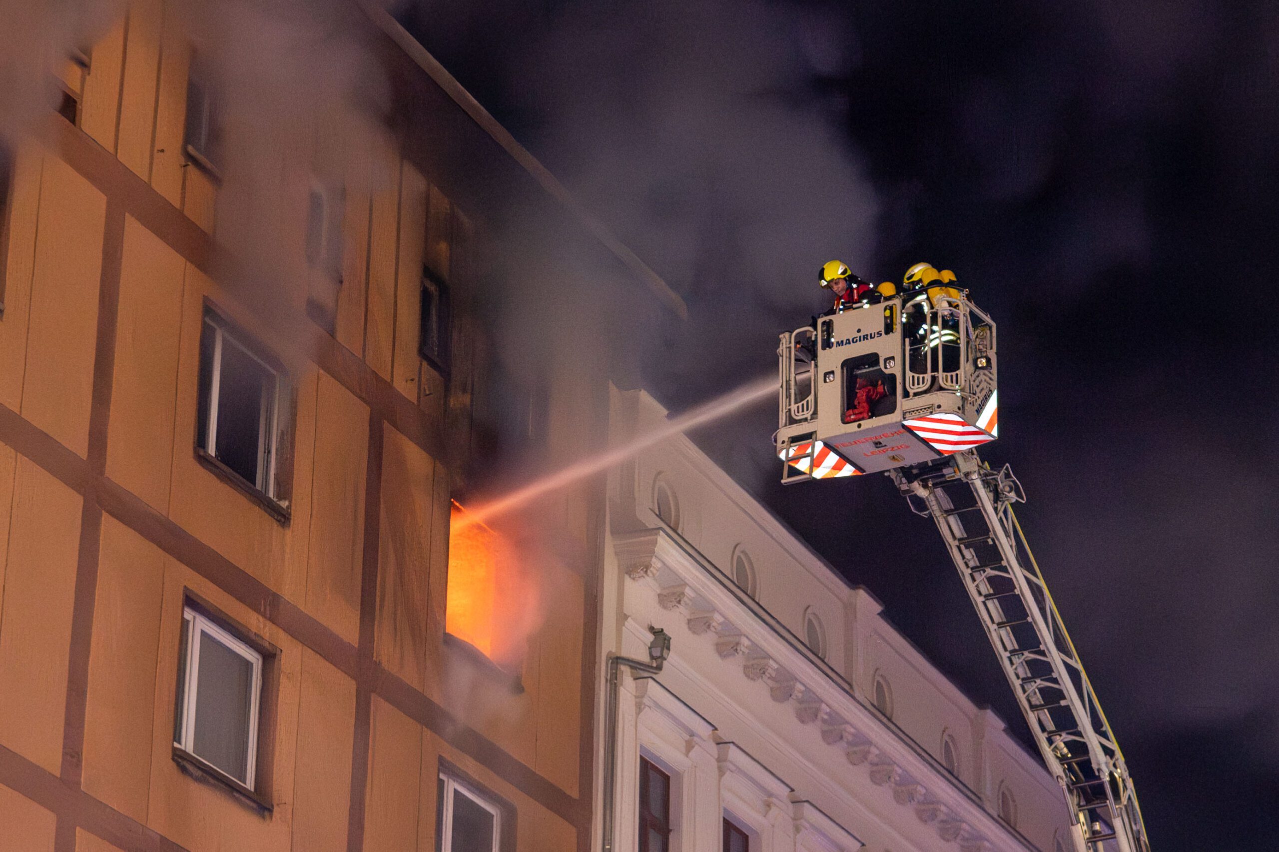 Wohnungsbrand in Leipzig