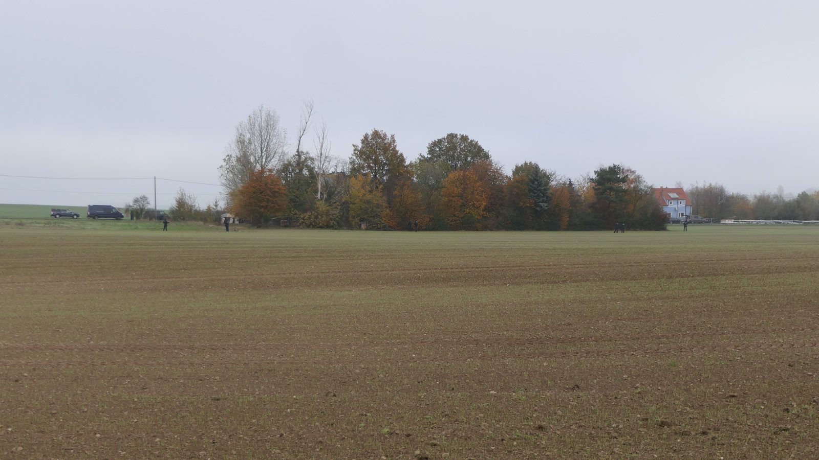 Zwischen Beiersdorf und Grimma wurden ebenfalls Grundstücke durchsucht. 