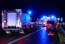 Unfall auf A14