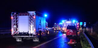 Unfall auf A14