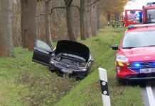 Unfall auf B107