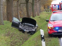 Unfall auf B107