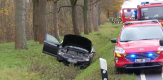 Unfall auf B107