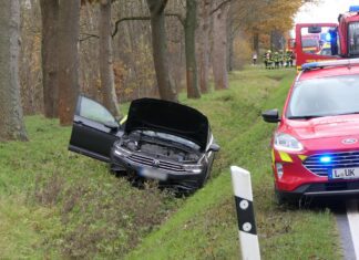 Unfall auf B107