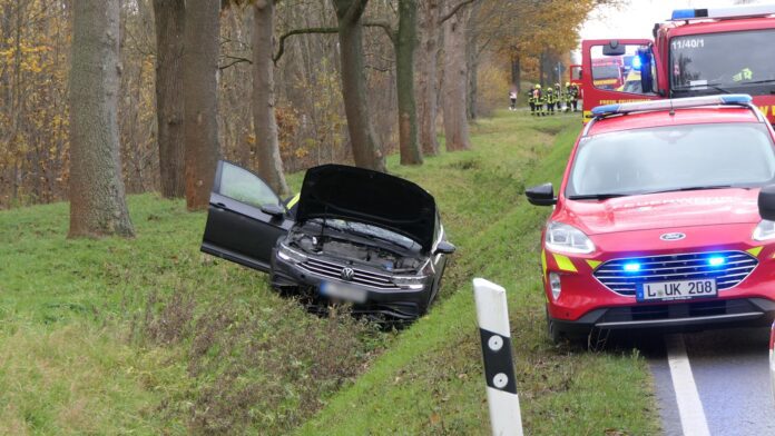 Unfall auf B107