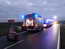 Unfall auf S36 bei Grimma