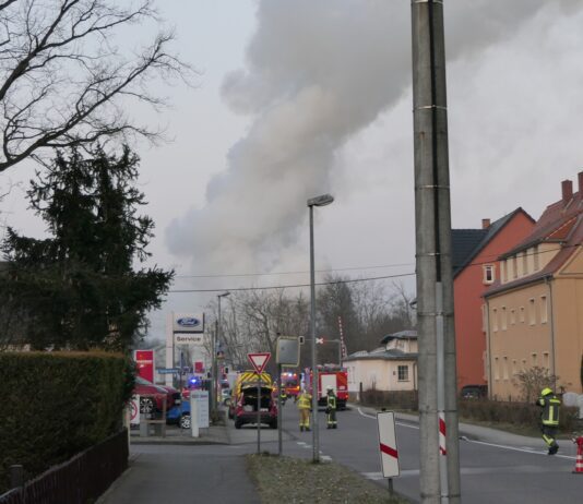 Brand in Beucha