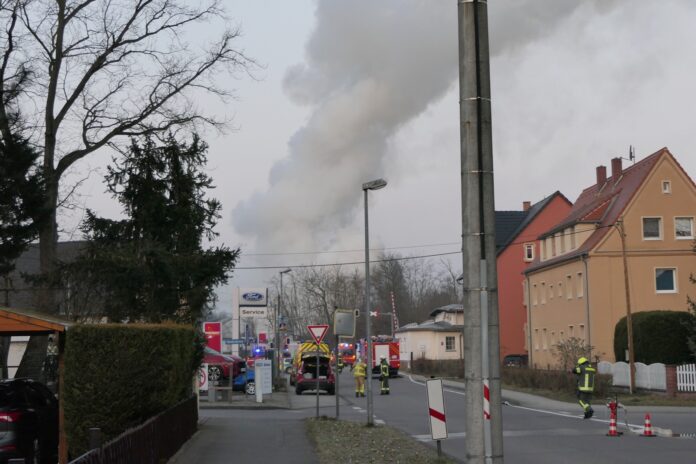 Brand in Beucha