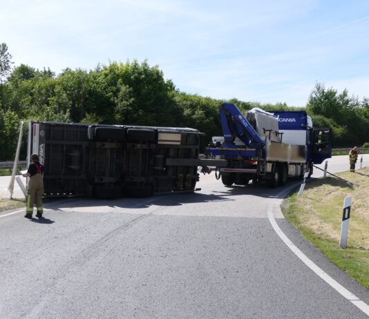 Unfall auf der A14