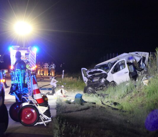 Unfall auf A14