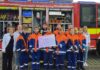 Feuerwehr Borna gewinnt 1.000 Euro für die Jugendfeuerwehr bei dm-Challenge