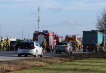 A14 bei Grimma: Auffahrunfall sorgte für Behinderungen