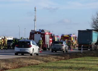 A14 bei Grimma: Auffahrunfall sorgte für Behinderungen