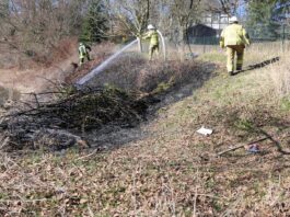 Die Feuerwehr konnten den Brand zügig eindämmen