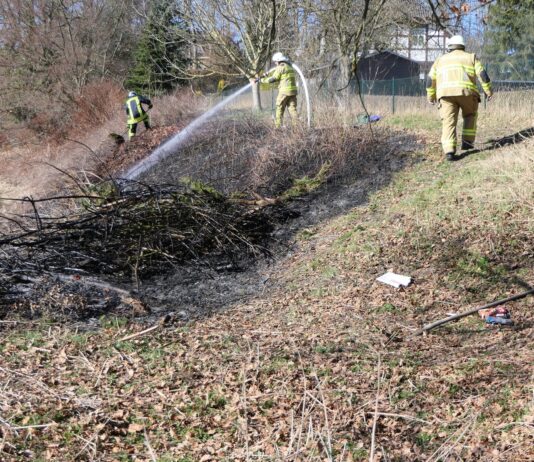 Die Feuerwehr konnten den Brand zügig eindämmen