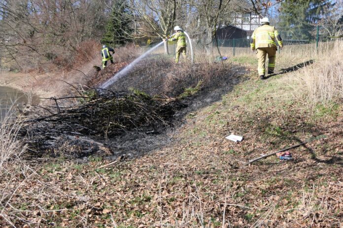 Die Feuerwehr konnten den Brand zügig eindämmen