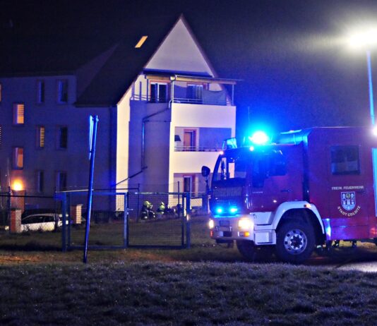 Großeinsatz in Colditz
