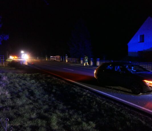 Unfall auf der S38 bei Grimma