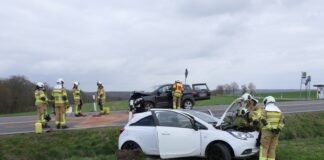 Unfall auf B107