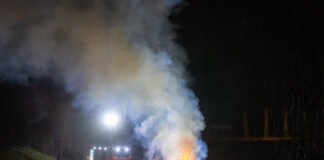 Feuerwehr muss eigenes Osterfeuer löschen