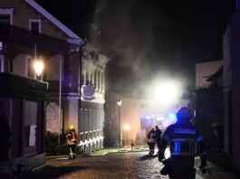 Brand in Colditz Fotos: Sören Müller