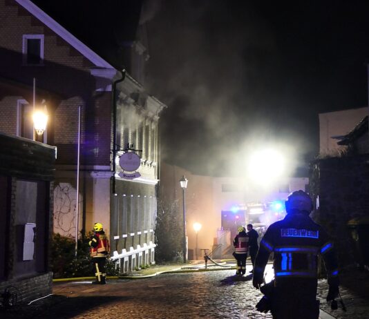 Brand in Colditz Fotos: Sören Müller