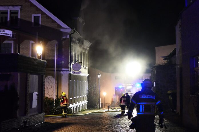 Brand in Colditz Fotos: Sören Müller