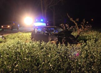 Schwerer Verkehrsunfall auf der S47 bei Trebsen