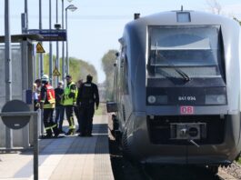 Feuerwehreinsatz am Otterwischer Bahnhof