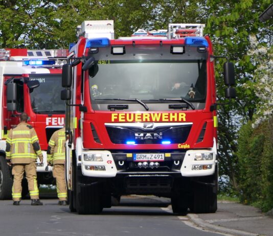 Feuerwehreinsatz in Pöhsig