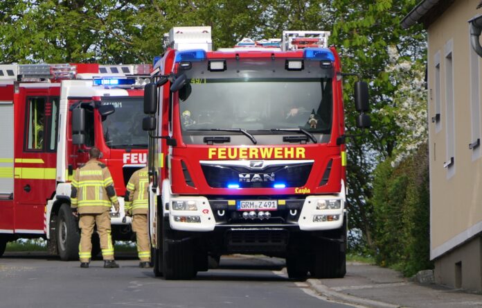 Feuerwehreinsatz in Pöhsig