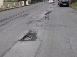 Schlaglochpiste Vorwerkstraße