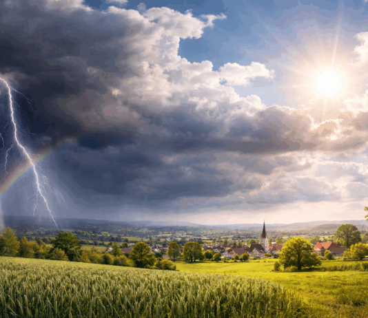 Wechselhaftes Sommerwetter