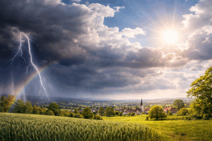 Wechselhaftes Sommerwetter
